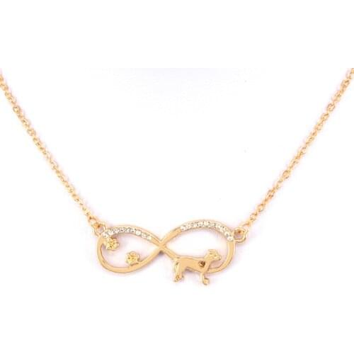 Hzew two pawer claws of dog eight shape dog pendant necklace dogs pendant necklace gift