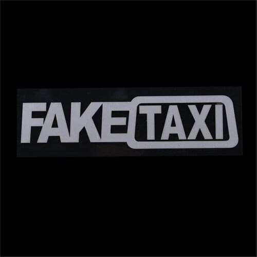 Personality FAKE TAXI Fake Taxi Drift Sign Funny Car Sticker Creative Fun Letters Car Decoration Stickers