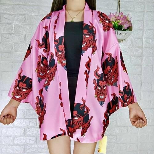 Kimono cardigan Japanese clothing harajuku kawaii womens tops and blouses summer 2019 Japanese kimono blouse shirt AA001