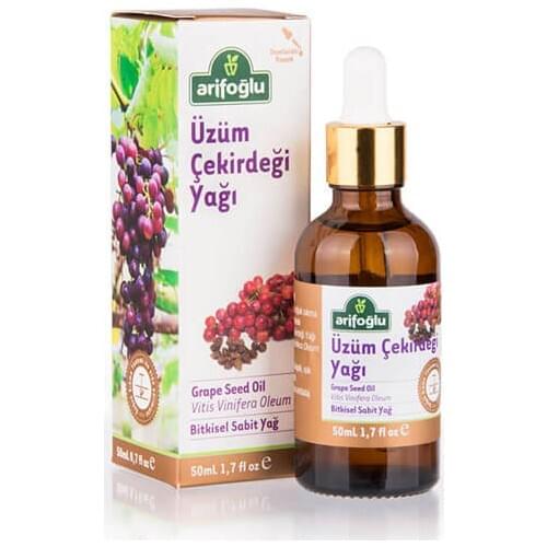 Grape Seed Oil 50 ml moisturizer anti aging anti blemish nourishing softener open pores sun skin damage repair natural vitamin