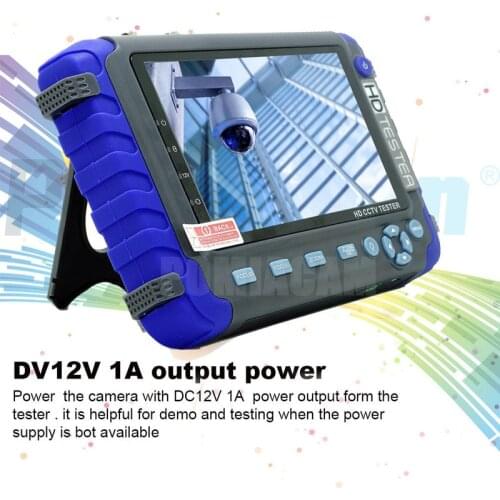 NEW Coaxial Tester IV8C CCTV Camera Tester Monitor 5 Inch TFT LCD 5MP AHD TVI 4MP CVI CVBS Support PTZ UTP Security Testing Tool