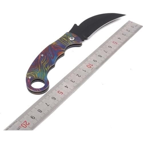 Karambit Knife Folding Tactical Survival Knives Hunting Outdoor Camping mini Pocket Knife EDC Multi Tools