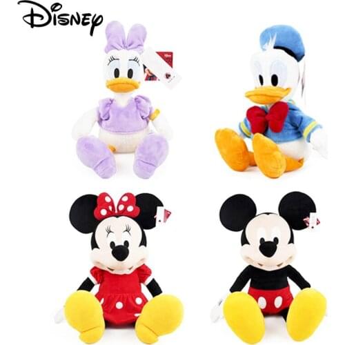 Disney Mickey Mouse Minnie Plush Toys 30/46cm Donald Duck Daisy Animal Stuffed Plush Dolls Birthday Gift Toys For Chilrens