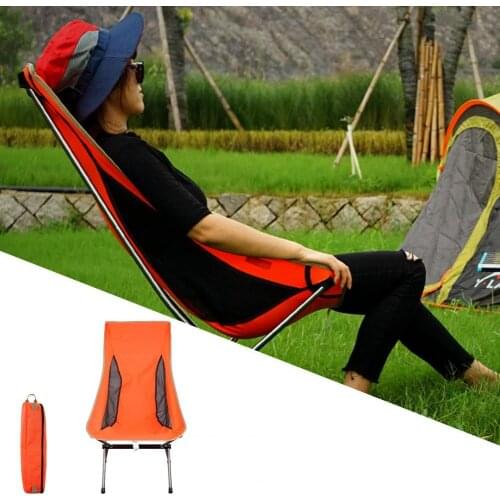 Folding Chair Leisure Non-slip Aluminum Alloy Portable Folding Camping Fishing Stool Durable Outdoors Folding Fishing Chair