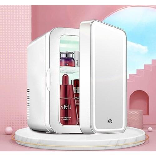 TT Mirror Skin Care Cosmetics Mini Refrigerator Facial Mask Lipstick Preservation Freezer Portable Small Household