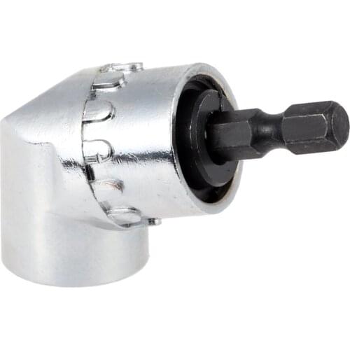 105 Degree Angle Extension Right Angle Quick Change Driver Drilling Extension Shank Screwdriver Magnetic 1/4 Inch Hex Drill Bit