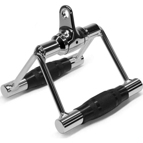 V Sharp Bar Push-down Cable Machine Double D Handle Attachments Strength Training Device Fitness Equipment Accessories 2021 New