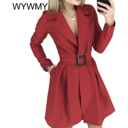 WYWMY Office Lady Slim Bodycon Dress Women Elegant Deep V-Neck Solid Color Party Dress Autumn Sexy Long Sleeve Formal Lace Dress