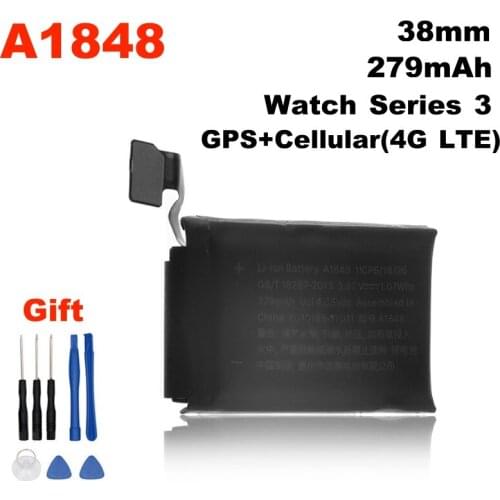 100% Original A1848 Battery Real 279mAh For Apple watch 3 38mm Honeycomb Series 3 a1848 battery Honeycomb version