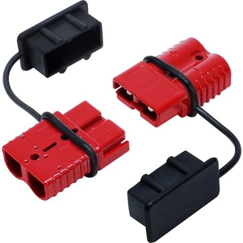 175 Amps 1/0 2 4 6 AWG Battery Quick Connect Disconnect Electrical Plug for Recovery Winch or Trailer 2 Pack