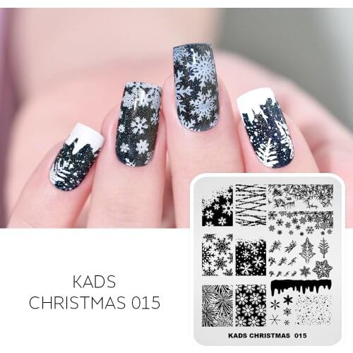 20 Design Nail Art Stamping Plate Snowflake Flower Butterfly Pattern Design Nail Art Image Stencil Plate For DIY Nail Decoration