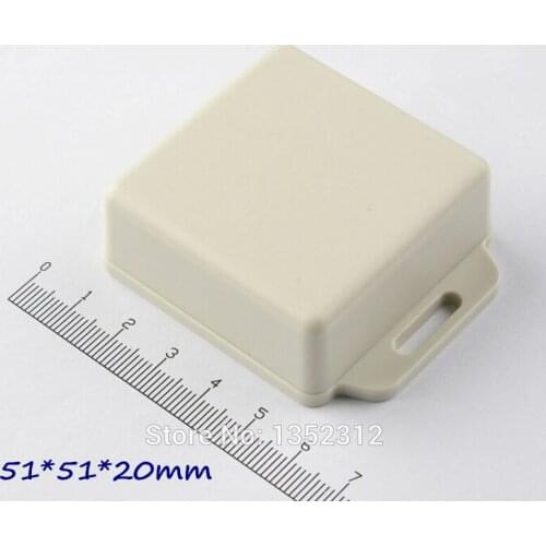 20 pcs/lot 51*51*20mm wall-mounted plastic box for electronic abs housing DIY project case DIY small junction box outlet box