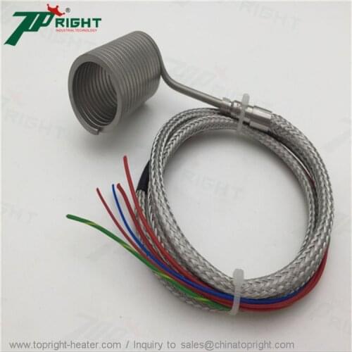 220V ID20x50mm 800w Spring Hot runner oven mini coil induct induction coil heater