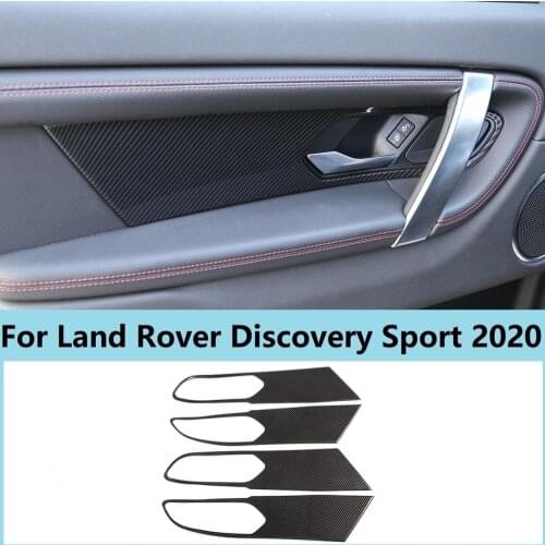 ABS Carbon Fiber For Land Rover Discovery Sport 2020 Car Interior Door Decoration Panel Cover Trim Accessories