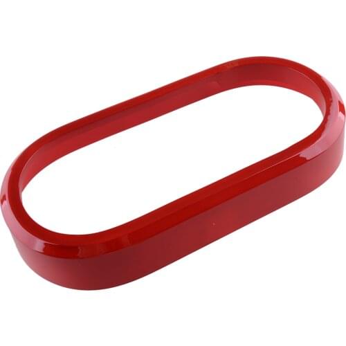 Car Interior Central Console Gear Shift Panel Frame Cover Trim Plastic Red Fit For Jeep Wrangler JK 2007 2008 2009 2010