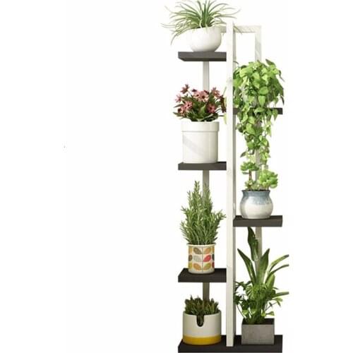 Estanteria Escalera Rak Bunga Mueble Para Plantas Saksi Standi Varanda Wood Shelf Outdoor Plant Rack Dekoration Flower Stand