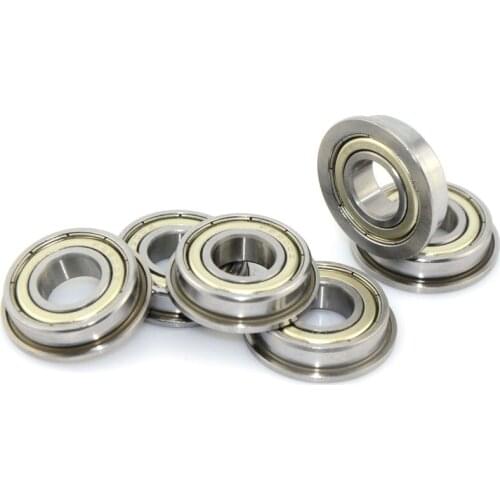 50pcs F6900ZZ F6900 ZZ Z F6900Z Flange bearing 10x22x6 mm shielded flanged deep groove ball bearings 10*22*6 mm
