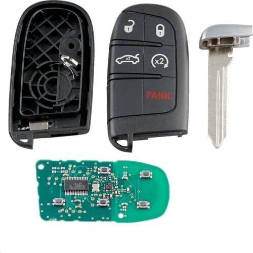 J99 5 Buttons Key M3N40821302 433 Frequency 2014 2015 2016 2017 2018 Jeep Grand Cherokee Keyless Smart Remote Key Fob