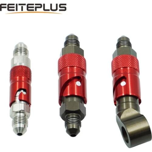 Motorcycle AN3 3AN Brake Fluid Quick Removal Cover Disassembly Replace Brake Line Connector Universal Quick Disconnect Fitting