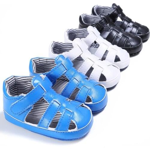 Summer Boys Artificial PU Soft Baby Shoes