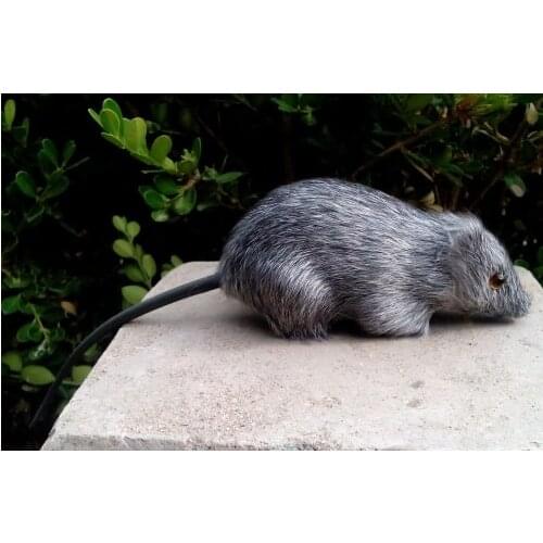 About 10x5CM simulation small mouse model, polyethylene&furs handicraft Figurines funny toy a2743