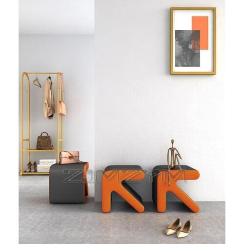 Home living room creative sofa low stool childrens simple arrow stool simple shoe changing stool at the door