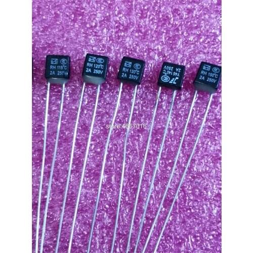 New and original RH 92/95/102/105/115/120/125/130/135/140/145/150 Degree Thermal Fuse 2A 250V