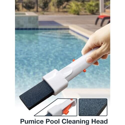 Pumice Stone Cleaner With Sturdy Handle Pool Cleaning Tool Outdoor BBQ Grill Brick Griddle Toilet Brush Ring Bath Tool