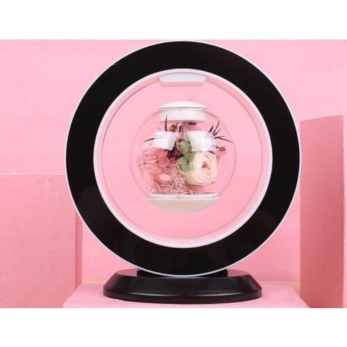 Rose LED Night Light, Valentines Day Gift, Valentines Day Magnetic Levitation Light Gravity Magic Party Decor Lamp