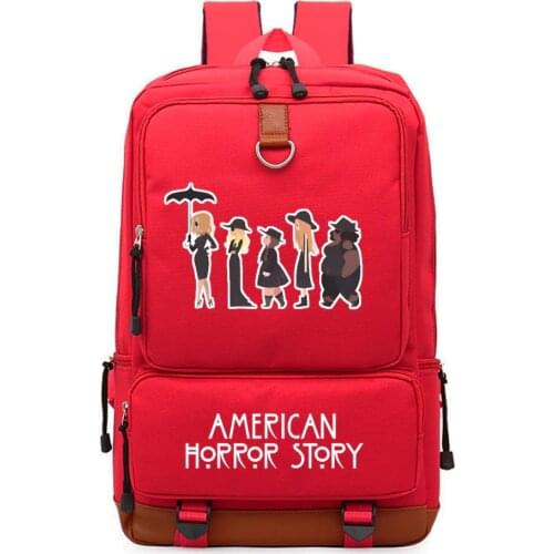 WISHOT American Horror Story Backpack Super witch rally Shoulder travel School Bag Bookbag for teenagers men women Laptop Bags