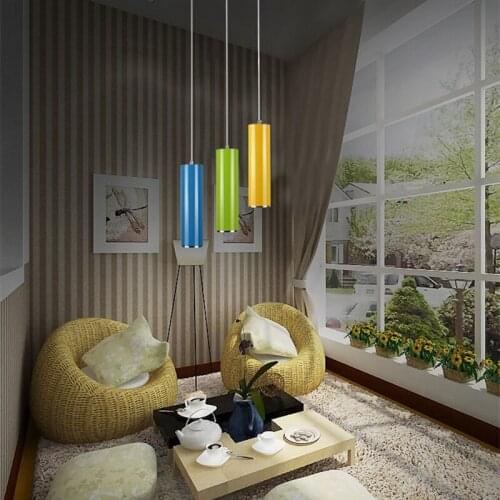 Modern Home Decoration Led Dining Room Pendant Lamp Long Stick Art Led Aisle Down Light Fixtures Free Shipping