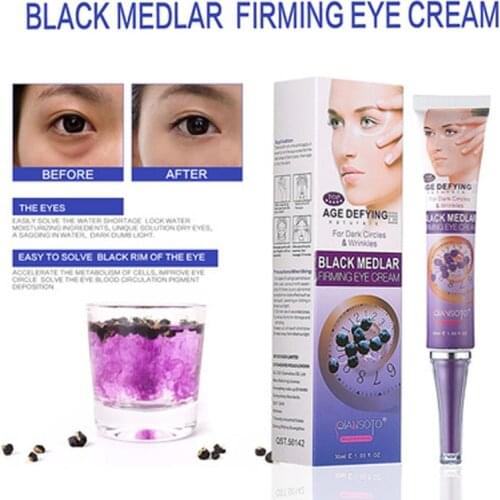 Black Medlar Firming Eye Cream for Eye Anti Dark Circles Advanced Eye Remove Dark Circles Under Anti Aging Eye Cream 30g
