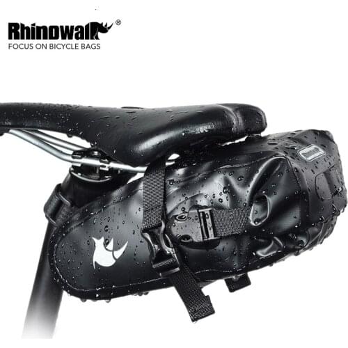 Rhinowalk 1.5L Bicycle Seat Bag Waterproof MTB Road Bike Saddle Bags Bicycle Repair Tools Storage Bags Bike Tail Rear Bag