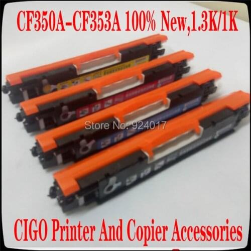 For HP CF350A CF351A CF352A CF353A 130A Toner Cartridge,For HP Color LaserJet Pro MFP M176 M176n M177 M177f M177fw Printer Toner