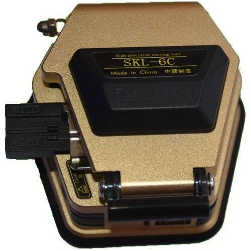High precision skl-6c Gold fiber cleaver common cold then hot melt fiber cleaver, covered wire cable Fiber Cleaver Free shipping