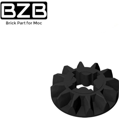 BZB MOC 6589 12 Teeth Gear Disk Outer Diameter 12.7 High Tech Building Block Model Kids Toys DIY Brick Education Best Gifts