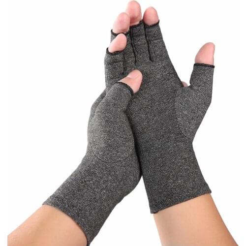 1 Pair Compression Arthritis Gloves Wrist Support Cotton Joint Pain Relief Hand Brace Women Men Therapy Wristband