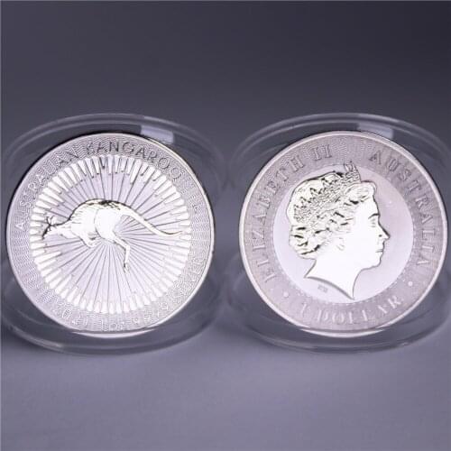 1 Oz 2021 Australia Kangaroo Silver Coin.Exquisite Reproductions Decorations Crafts Gifts Badge Not Magnetic
