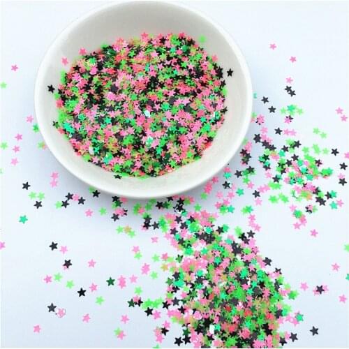 10g Fashion Mix Style Paillette Sequins Hearts Pentagram Ultra Thin Nail Sequins Sparkle Powder Laser Sequin For Bride