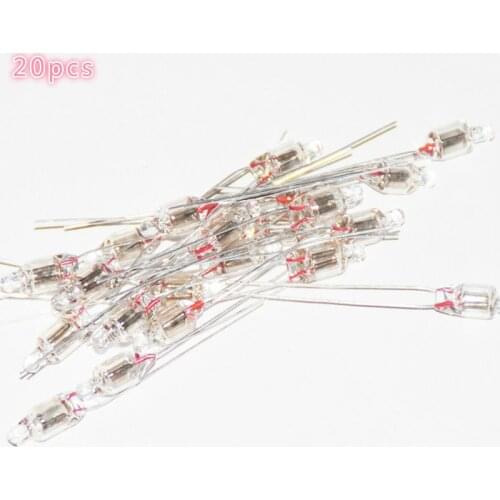 20pcs red 5X10mm neon light bulb lamp 60v~220v neon light bulb indicator