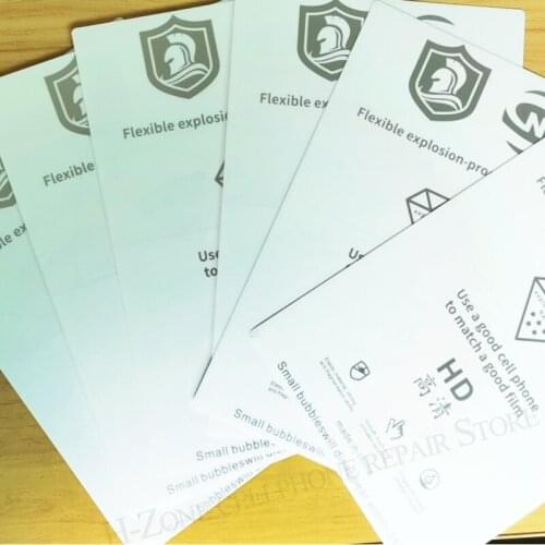 20pcs A4 HD Hydraulic Flexible Film For IPad Front Screen Protector Ultra thin Anti Fingerprint sheet For any cutting machine