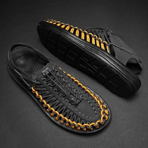 2018 comfort for sandles male sandale walking 44 summer dress homme leather sandalias large big plage shoe hombre in footwear s