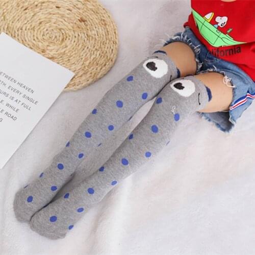 2019 Cartoon Kids Socks Bear Animal Baby Cotton Knee High Long LegWarmers Socks Boy Girl Children Socks 3-12 Y