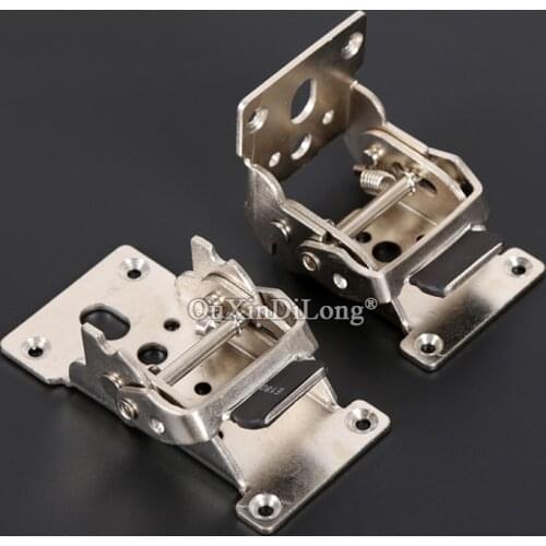 New 4PCS Metal Locking Folding Brackets Table Chair Leg Self-locking Folding Hinges RV Support Brackets Furniture Connectors