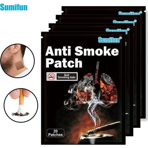 60-80pcs Natural Ingredient Stop Smoking Anti Smoke Patch For Smoking Cessation Patch Nicotine Patches Control Smoke Away D3506