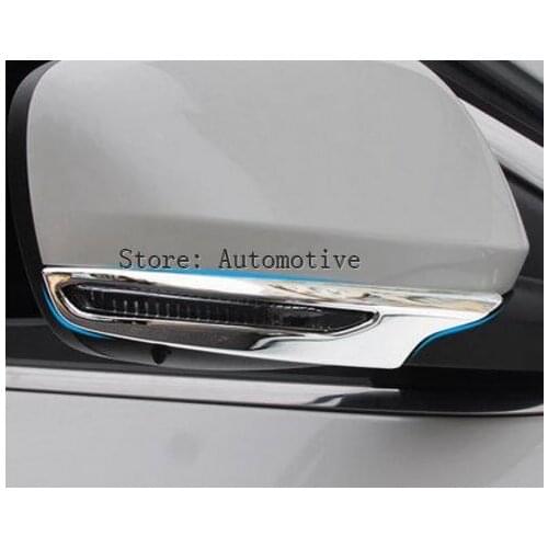Accessories For Renault Kadjar 2016 2017 ABS Side Rearview Mirror Strip Cover Trim 2 Pcs / Wiht LED Light