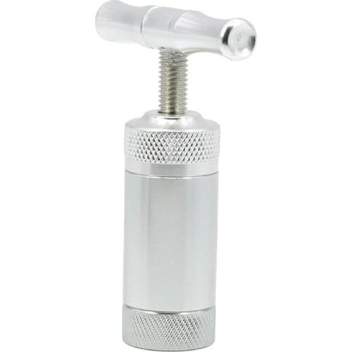 Aluminum Pollen Presser Compressor Press Metal Herb Grinder Tobacco Spice Crusher Smoking Accessories