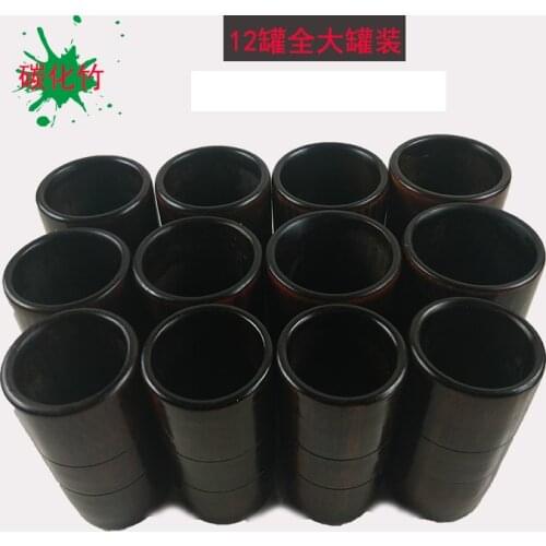 Carbonized bamboo household Vacuum cupping tank 12 cups a set of fire jar Pumping bamboo wood suction tanks for weight loss