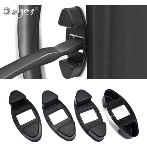 Ceyes Protect And Decor Car Styling For Toyota Land Cruiser Corolla Chr Yaris LC200 Buckle Door Lock Stopper Limiting Cover
