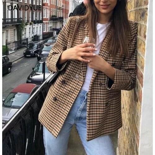 Davidyue Women's Blazers